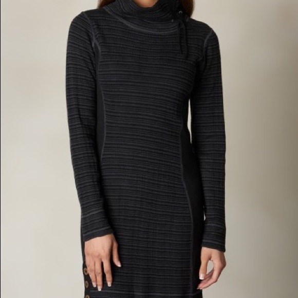 Prana Coal Kelland Turtleneck Sweater Dress - Picture 11 of 11